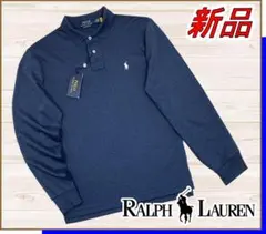 【新品】POLOラルフローレン秋冬春ロングスリーブポロシャツ長袖L/US:M