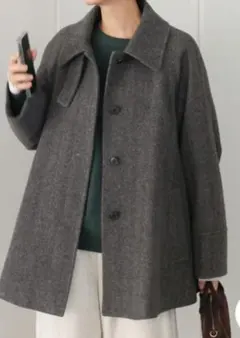 JOURNAL STANDARD 尾州ウールAラインコート 38