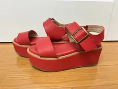 niko and 厚底サンダル レッド Sのサムネイル