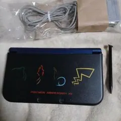 Newニンテンドー3DS LLメタリックブルー ポケモンカバー付き 本体