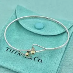 Tiffany ティファニー フック&アイ ブレスレット バングル コンビ
