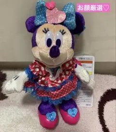 【お顔厳選】ミニーのパルパルーザ　ぬいぐるみバッジ