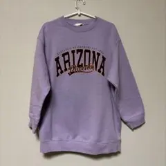 H&M スウェット トレーナー パープル カレッジロゴのサムネイル