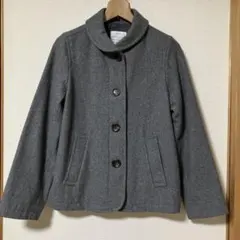 N I MES ウール混丸襟ジャケットのサムネイル