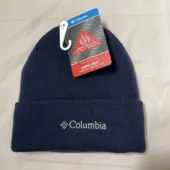 Columbia キッズ　ネイビー ニット帽 OMNI-HEAT ビーニーのサムネイル
