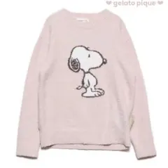 ❤︎ 完売品 ❤︎ ジェラートピケ スヌーピー ジャガードプルオーバー ピンク ❤︎