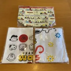 スヌーピー　3点セット（保冷バッグ、手拭い、タオル）　ノベルティー