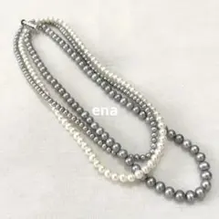 LUC silver925 パール ネックレス シルバー - メルカリ
