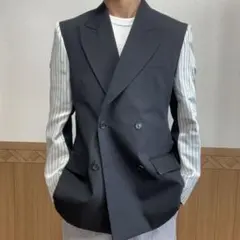 sulvam ベスト 黒 断ち切り カットオフ - メルカリ