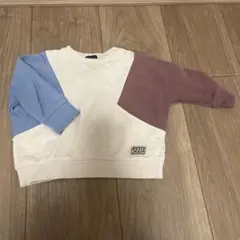 PETIT MAIN クレイジーパターン トレーナー