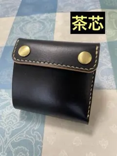 トラッカーウォレット part10 茶芯 ブラック 姫路レザー ハンドメイド
