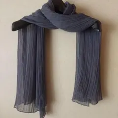 シフォンストール　プリーツストール