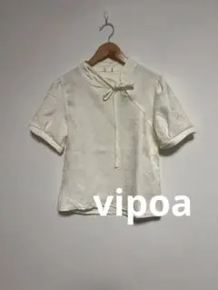 vipoa チャイナ刺繍ブラウス　アイボリーのサムネイル
