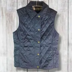 L.L.Bean 美品 キルティングベスト ネイビー Mサイズ　5433