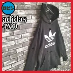 adidas 4XO 襤褸 超オーバーサイズ ボロ スウェット フード BORO