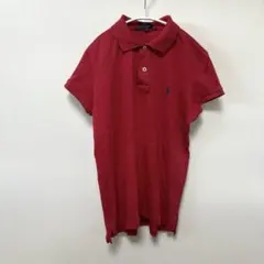 ▪️RALPH LAUREN SPORT スリムフィット 半袖ポロシャツ　赤のサムネイル