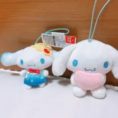 サンリオ　シナモロール　シナモン　ぬいぐるみ　ストラップ　プライズ品