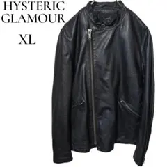 HYSTERIC GLAMOUR ラムレザー シングルライダースジャケット XLのサムネイル