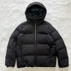 ユニクロ　UNIQLO シームレスダウンパーカー　黒　ブラック　Lサイズ