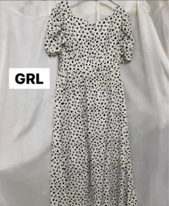 《値下げ交渉可》グレイル（GRL） パフスリーブフレアワンピース ワンピース