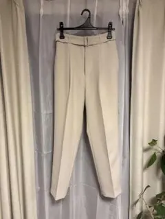Mila Owen タックテーパードパンツ スラックス 1 ベージュ