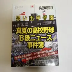 思い出甲子園真夏の高校野球B級ニュース事件簿 発掘写真と詳細データで振り返る球…