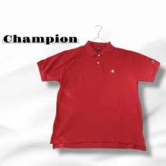 Champion チャンピオン ポロシャツ ロゴ刺繍 綿100% ゴルフ5471