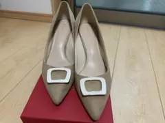【美品 】RANDA ベージュ パンプス　ハイヒール　25.5㎝のサムネイル