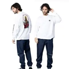 REVERSAL リバーサル サンタ ムエルテ 長袖Tシャツ ロンT 白のサムネイル