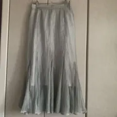 snidel ヘムフレアシアースカート　ミント