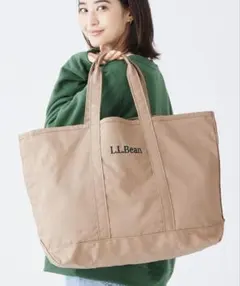 l.l.bean エルエルビーン グローサリートート ベージュ　未使用品バッグ