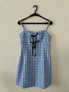 Sister jane キャミワンピース　ギンガムチェック　ネックレスセット