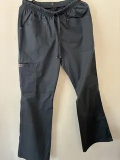 黒のストレートレッグパンツ XS