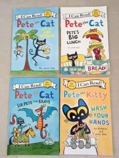 Pete the Cat 洋書絵本＆マイヤペンセット Pete the Cat 絵本6冊 全冊音源 マイヤペン対応 新品 大きいサイズ