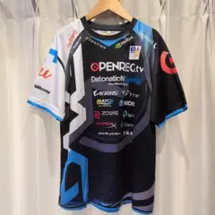 ボウリングユニフォーム ABS Vネックゲーミングシャツナノデス 4L