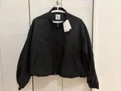 【2025年発売】Apart by 黒 ナイロンバルーンブルゾン S