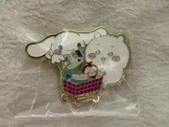 ちいかわ　シナモロール　ピンバッジ　サンリオキャラクターズ