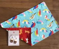 ハンドメイド ランチョンマット＆シューズタグセット　20×30