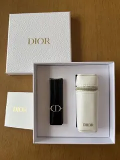 Dior リップ&リップスティックケース ホワイト