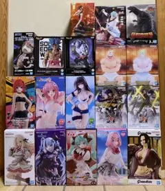 【新品・未開封】 最新含む プライズフィギュア まとめ売り 18体セット