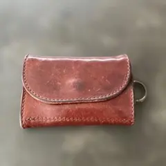 ブラウンレザーキーケース