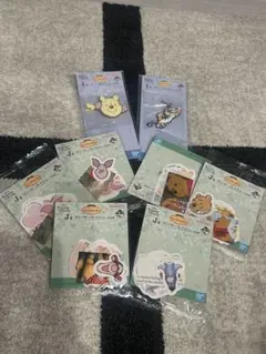 一番くじ　プーさん　Ｉ賞　Ｊ賞　８点セット