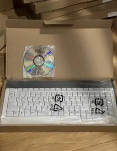 【値下げ】FUJITSU ワイヤレスホワイトキーボード 【単品】9月末まで