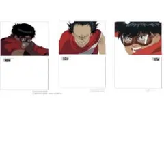 大友克洋全集　AKIRAセル画展 オリジナルクリアファイル 3枚セット　アキラ