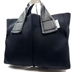 상태매우좋음 kawa-kawa wet トートバッグ ハンドバッグ 牛革 M 黒