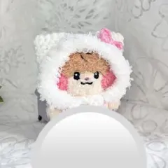 zeroni ぬい服　ゼロニ　ニット帽　耳付きボンネット×1点　ぬいぐるみ用