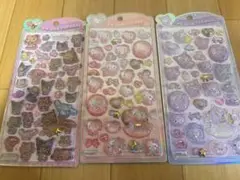 『正規品』うるちゅるポップシールくろみベビー・ハローキティ３シート