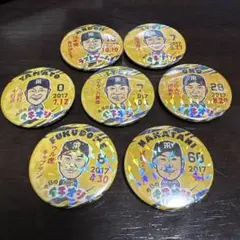 【阪神タイガース】イチオシ缶バッジ 2017年 7個セット