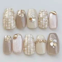 16 no.3 ツイードブラウンニュアンス