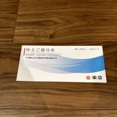 東急 株主優待券 3枚 有効期限2024年11月30日